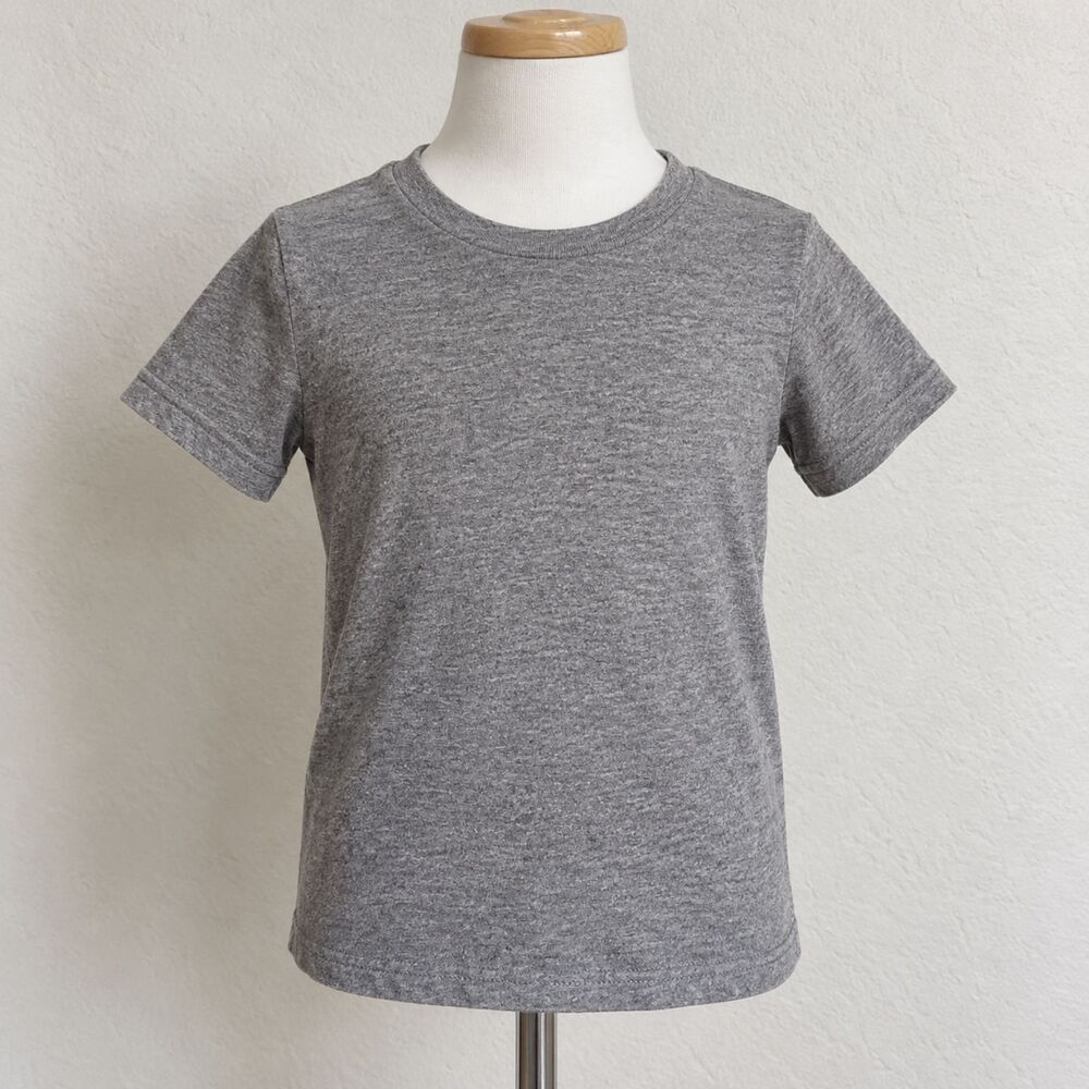 Bella + Canvas Kids M 10/12 Gray T-Shirt Short Sleeve Crew Neck Basic Casual Tee